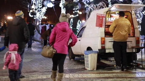 Park Shevchenko Kiev. Real Time/Time Lapse, Full HD Stock-Footage 59140772