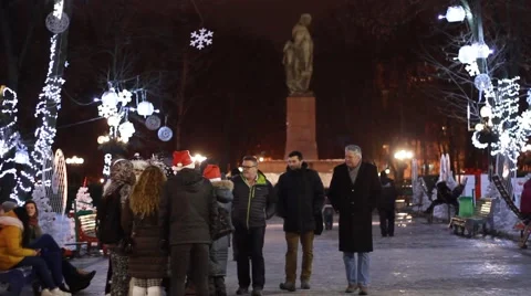 Park Shevchenko Kiev. Real Time/Time Lapse, Full HD Stock-Footage 59140817