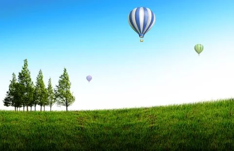 Park Side Stock Illustration