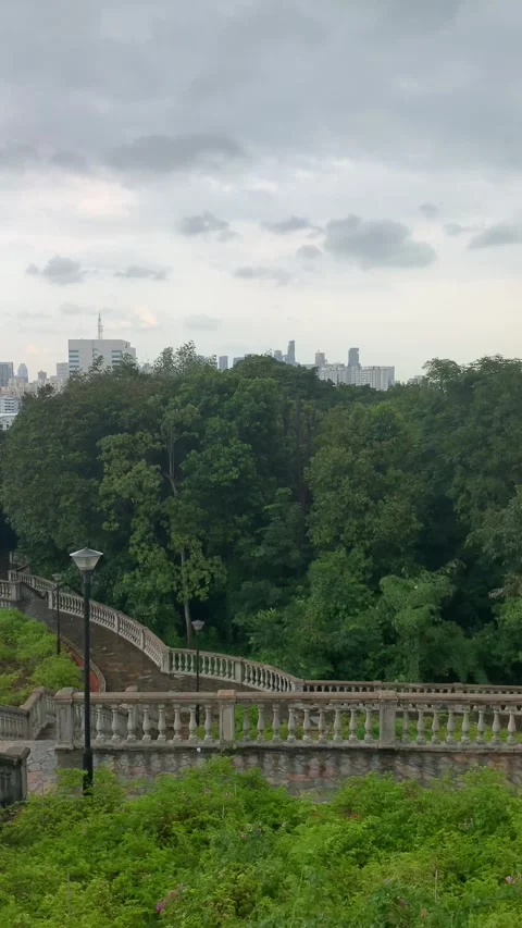 Park in Singapore Stockbeeldmateriaal 344579757