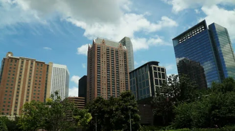 Park &amp; Skyline Time Lapse 스톡 동영상 24854736