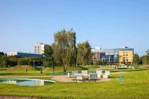 Park in Sopot Stock Photos