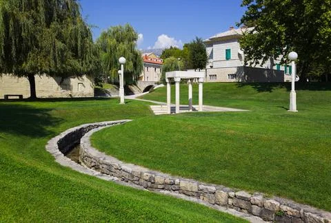 Park in Split Park in Split, Croatia - travel background Copyright: xZoona... Foto stock