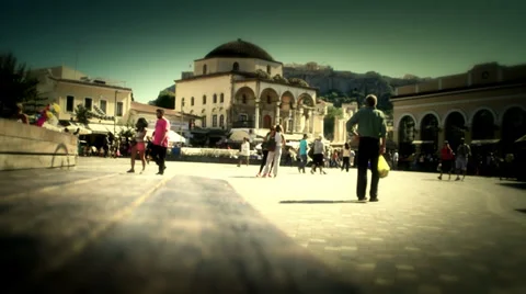 Park square Stock Footage 30457614