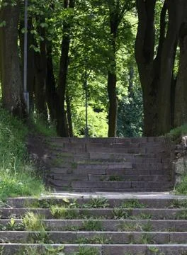Park stairs Stock Photos