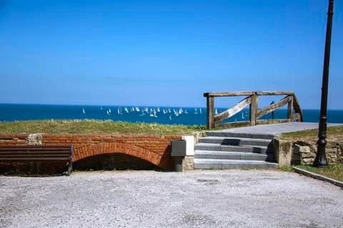 Park with steps Stock Photos