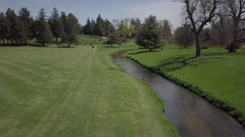 Park stream Stock Footage 77707448