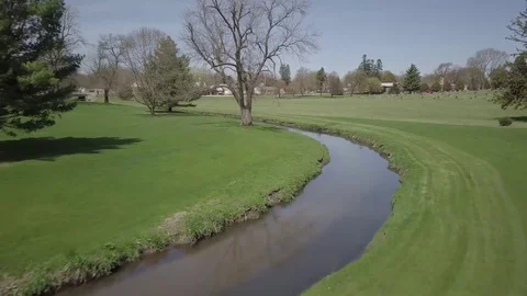 Park stream Stock Footage 77707630