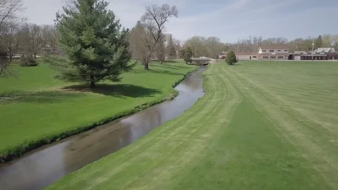 Park stream Stock Footage 77707763