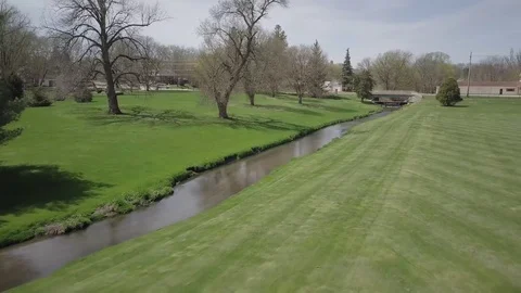 Park stream Stock Footage 77707807
