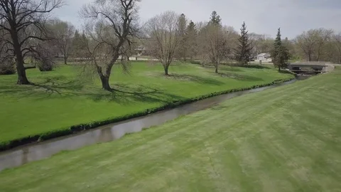 Park stream Stock Footage 77707943