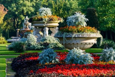 Park in summer Foto stock