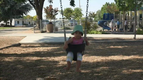 Park Swing Stock Footage 494839