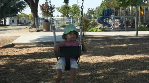 Park Swing Stock Footage 494852