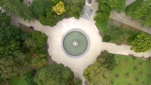 Park top View With Rotation Stock Footage 82347328