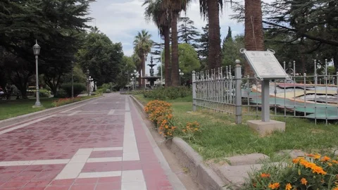 Park of a Town Video stock 99981202