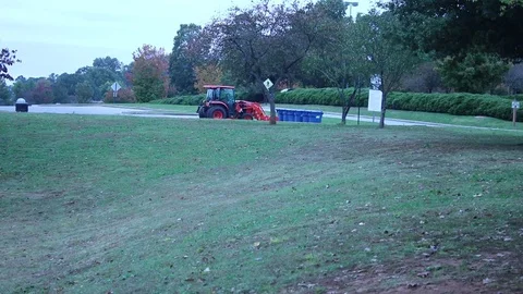 Park tractor  Stock Footage 81752569