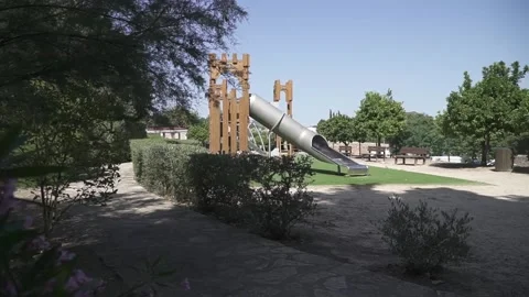 Park with trees Stock Footage 134605983