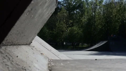 Park for tricks in the city Video stock 102538850