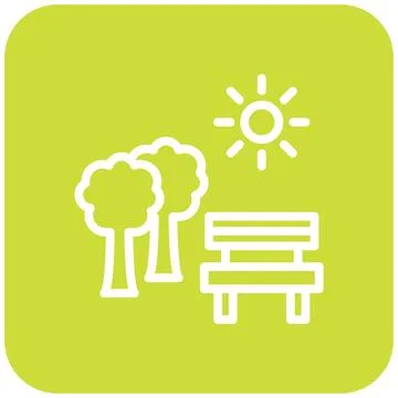 Park Vector Icon Design Illustration Ilustración de archivo