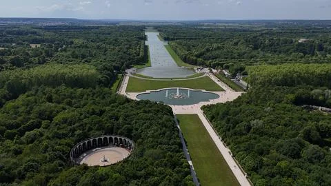 Park of Versailles Foto stock