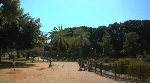 Park View Pan left to right Stock Footage 25179856