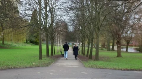 Park Walk Stock Footage 234611930
