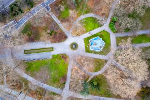 Park walkways Stock Photos