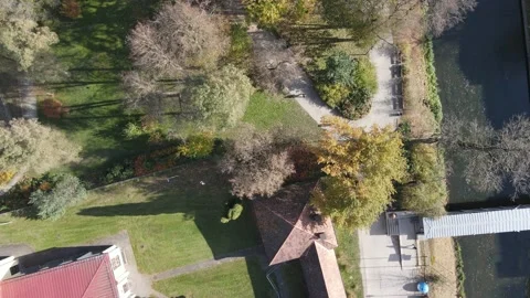 Park whit river Stock Footage 166417233