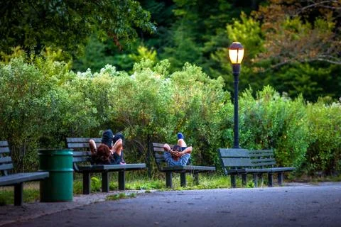 Park workout Stock Photos