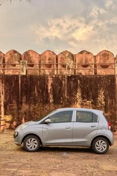 A parked car Foto stock