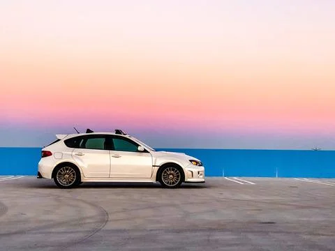 Parked at Dawn Stock Photos