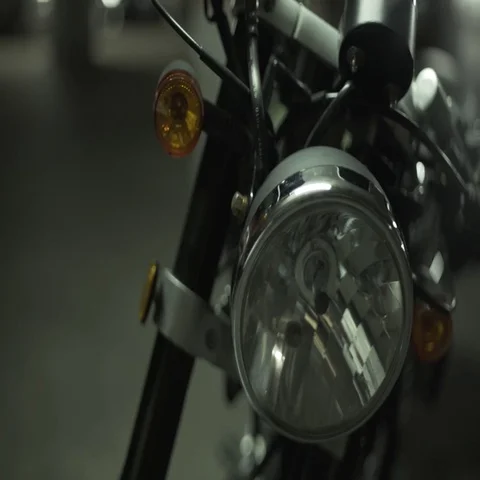 Parked Motorcycle Dolly Video stock 69713266