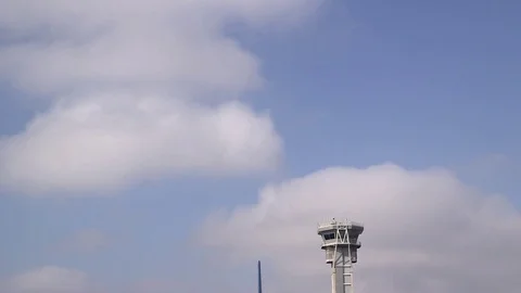 Parked plane Stock Footage 77050561