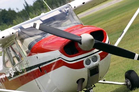 Parked Plane Stock Photos
