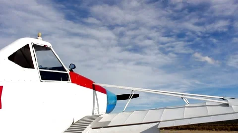 Parked Plane (time lapse) 動画素材 47407733