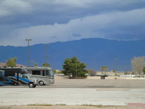 Parked RV's Stock Photos