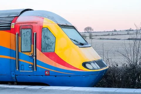 Parked Up Train Stock Photos