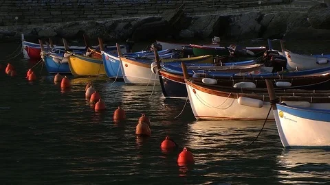 Parkedboats15.0 Stock Footage 90018667