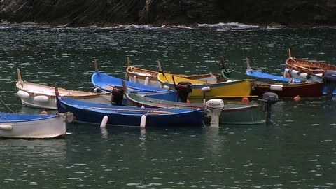 ParkedBoats20.0 Stock Footage 90018684