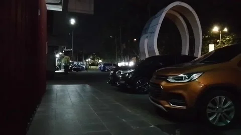 Parking area Video stock 208679212