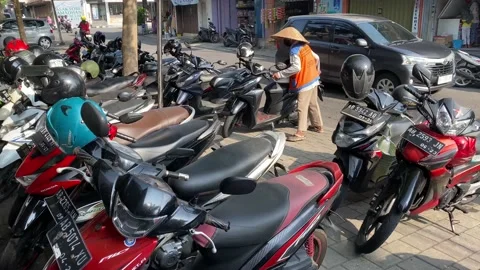 Parking area Stock Footage 236683066