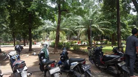 Parking area 스톡 사진