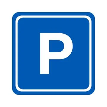 Parking available area icon. Vector. Stock Illustration