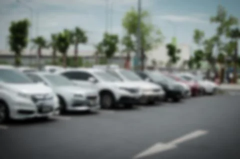 Parking blur Stock Photos
