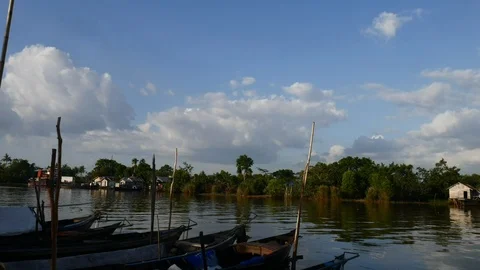 Parking boat Stock Footage 99847650