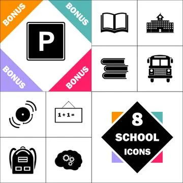 Parking computer symbol Stock Illustration