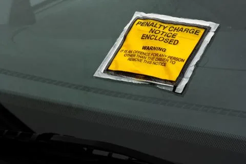 Parking fine Stock Photos