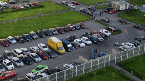 Parking Stock Footage 109174592