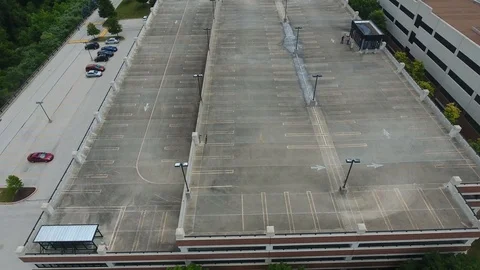 Parking Garage Circle 2 Stock Footage